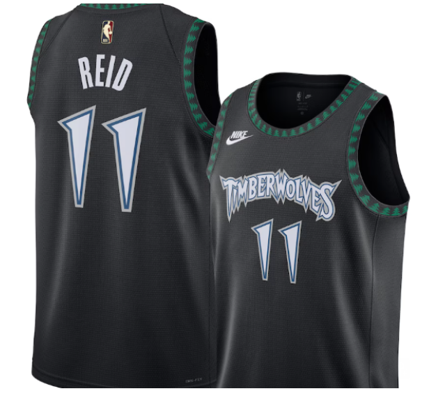Men Minnesota Timberwolves #11 reid black NBA 2026 jersey